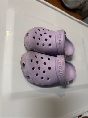 CROCS Kids' Slip-On Clogs in Light Purple